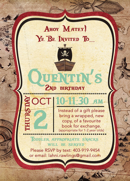 Bday invite