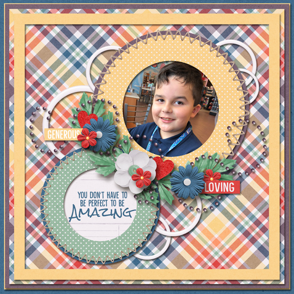 Be Amazing by Blue Heart Scraps