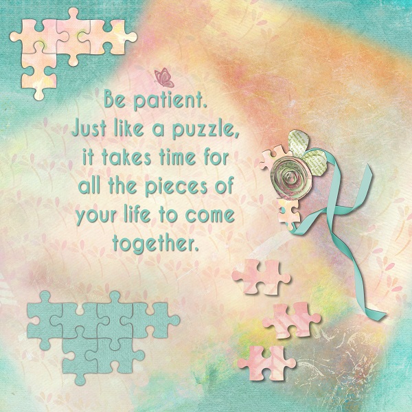 Be patient