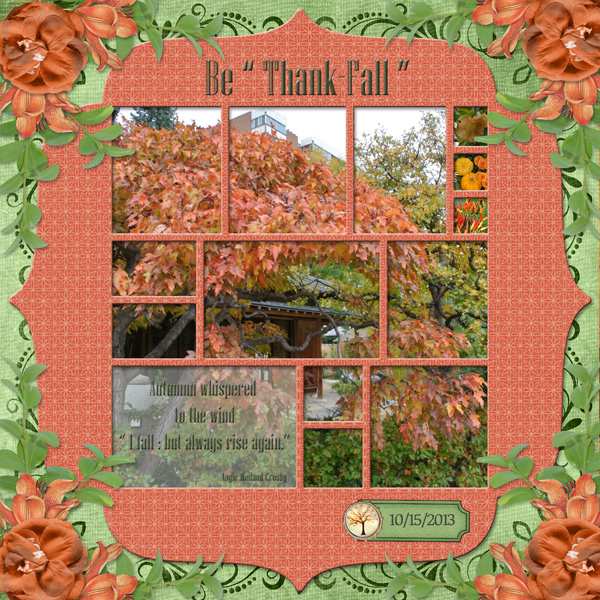 Be "Thank Fall"
