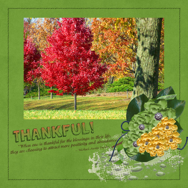 Be thankful