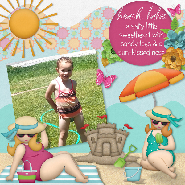 Beach Babe by Boomersgirl Designs