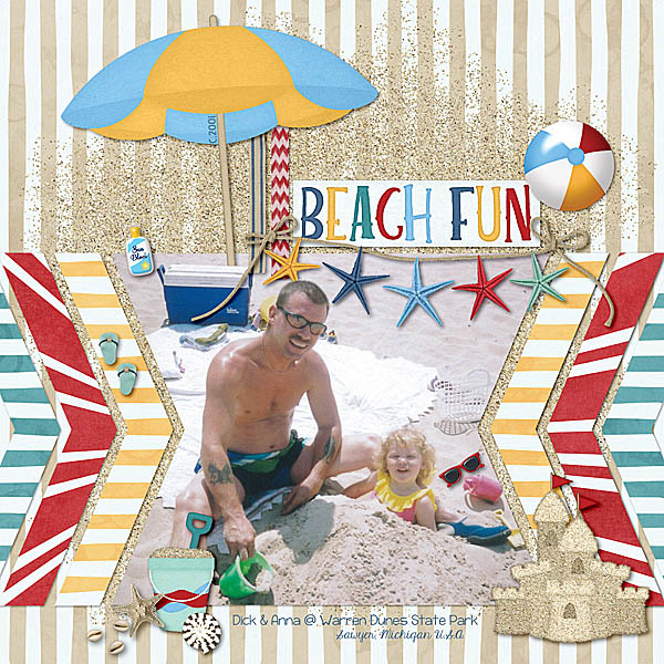 Beach Fun with Daddy