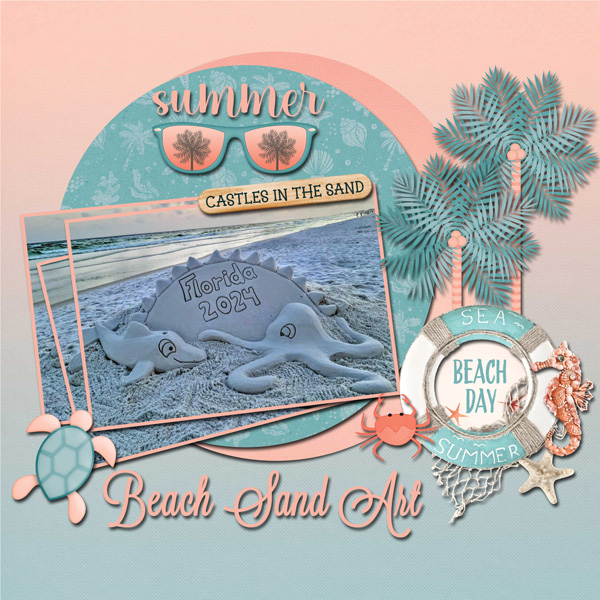 Beach Sand Art