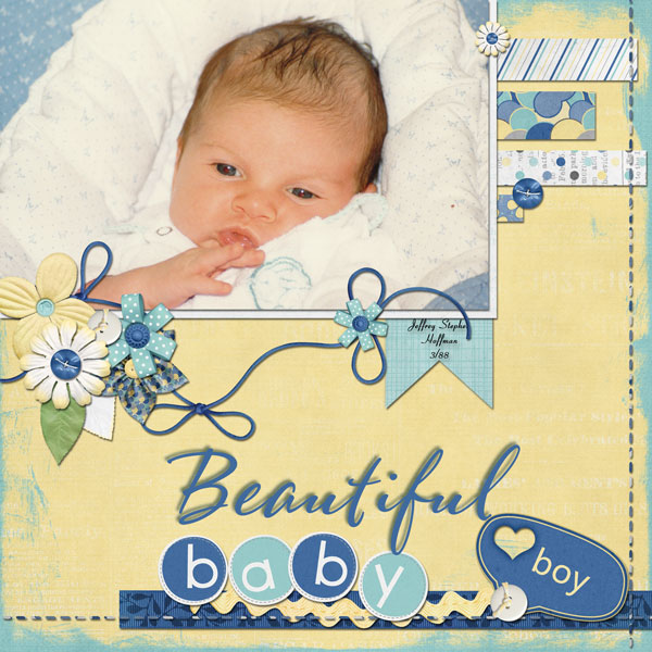 Beautiful baby boy