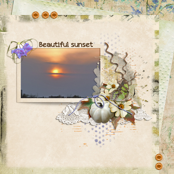 Beautiful sunset
