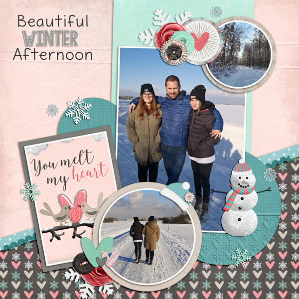 beautiful winter afternoon