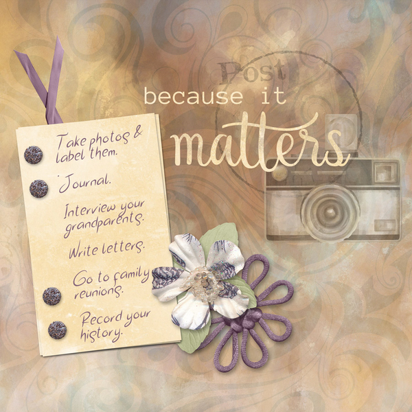 Because It Matters