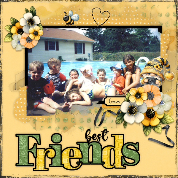 Bee Happy-Scrapbookcrazy with This That Temp #4-Miss Fish
