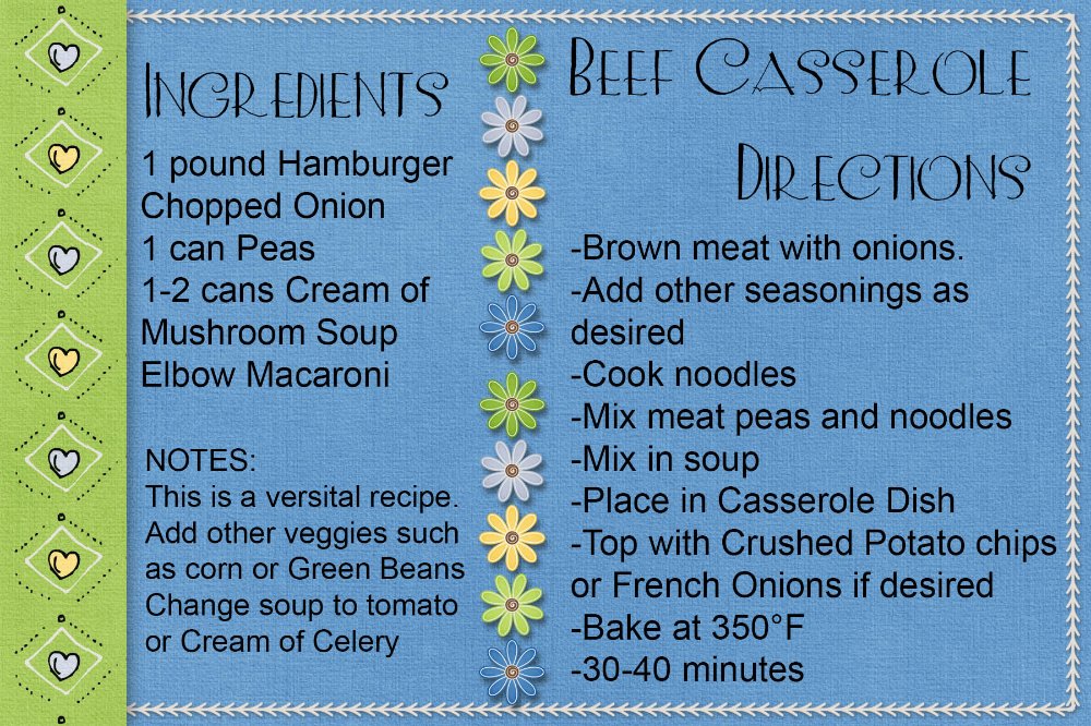 Beef Casserole