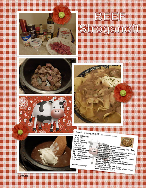 Beef Stroganoff
