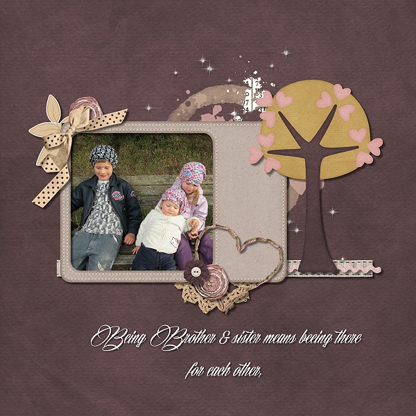Beeing brother and sister....