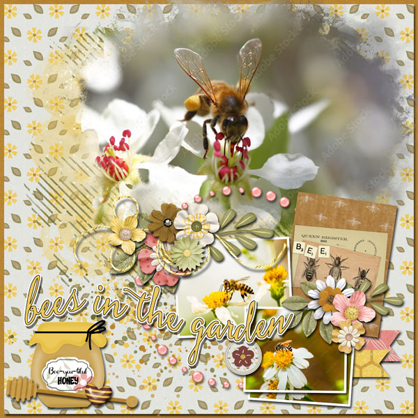 bees in the garden
