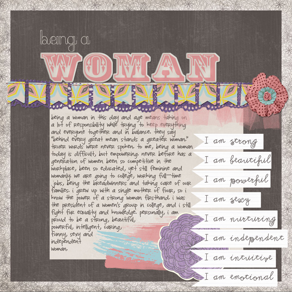 being a woman