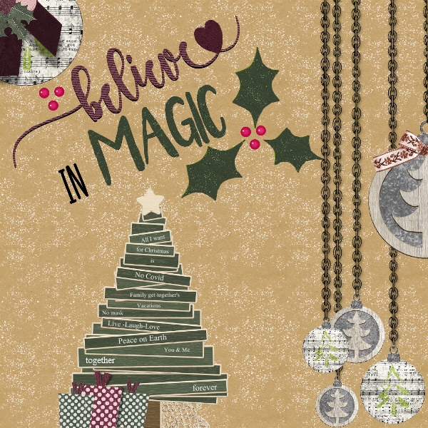 Belive in Magic Word Art