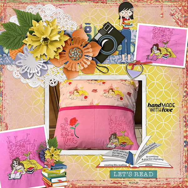 Belle - Reading Pillow