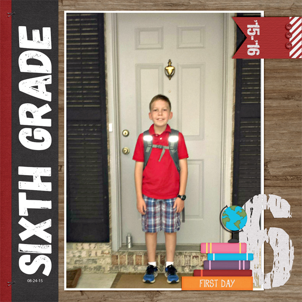 Ben 1st day Middle School