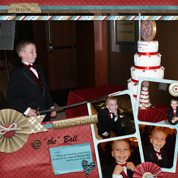 Ben at the Marine Ball