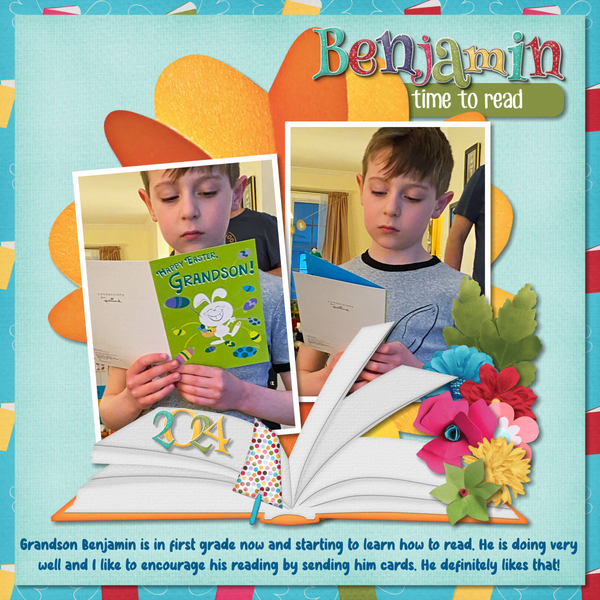 Benjamin loves Reading