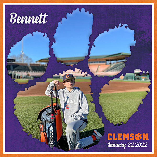 Bennett at baseball camp