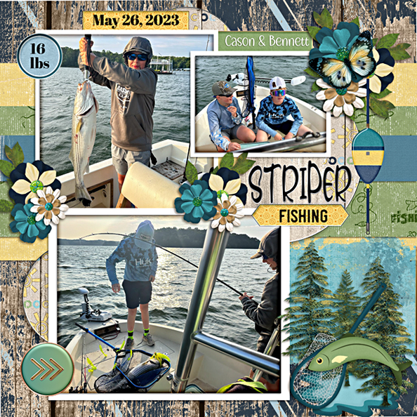 Bennett striper fishing 2023