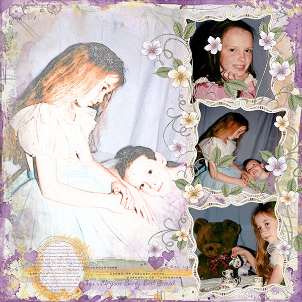 Berry Best Friends Tea Party (Left Page)