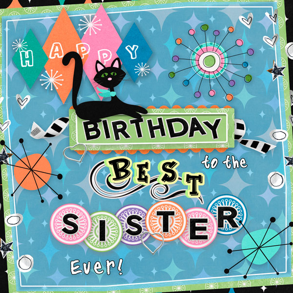 Best Sister Bday eCard