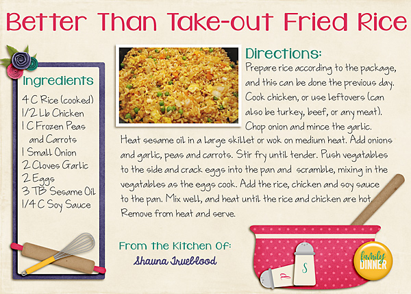 Better Than Take-out Fried Rice