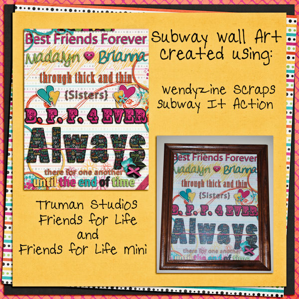 BFF Wall Art