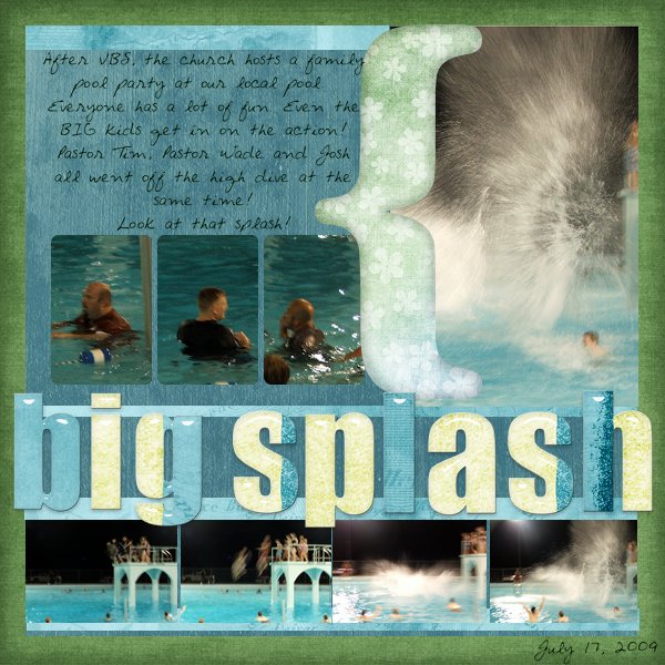 big splash- Survivor Week 1