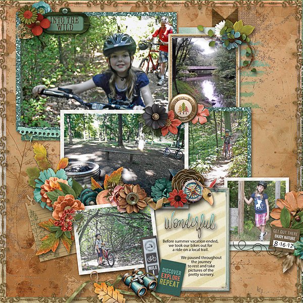 Bike Riding Into Nature