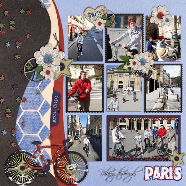Biking Through Paris