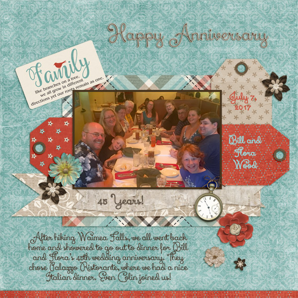 Bill and Flora anniversary