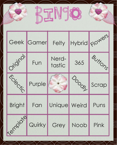 Bingo Card 02-01-10