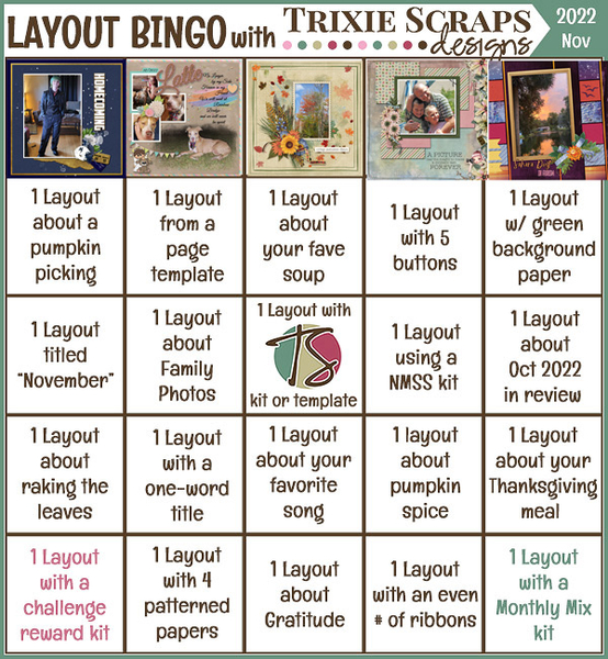 Bingo Card 11/2022