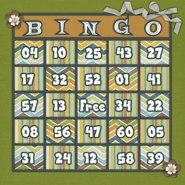 Bingo Card: 5-4-13