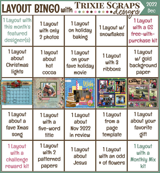 Bingo Card Dec 2022