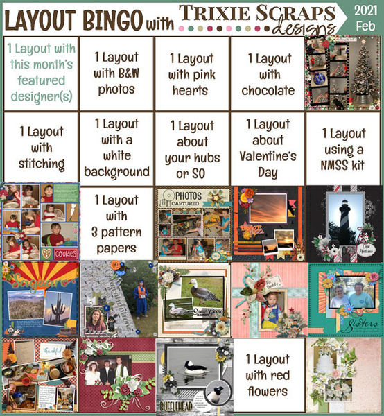 Bingo Card Feb 2021