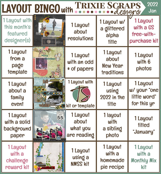Bingo Card Jan 2022