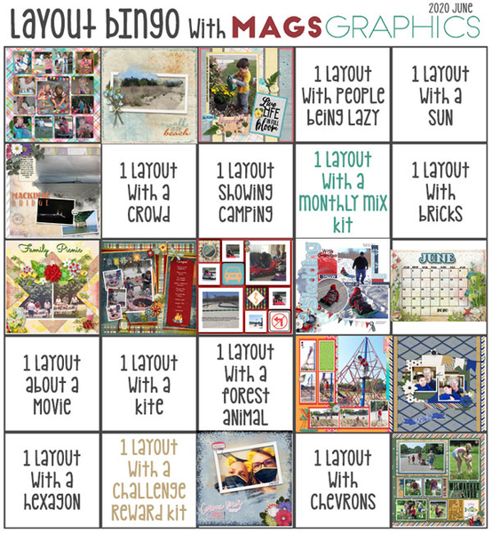 Bingo Card June 2020