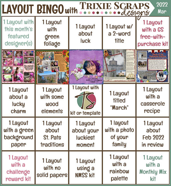 Bingo Card March 2022