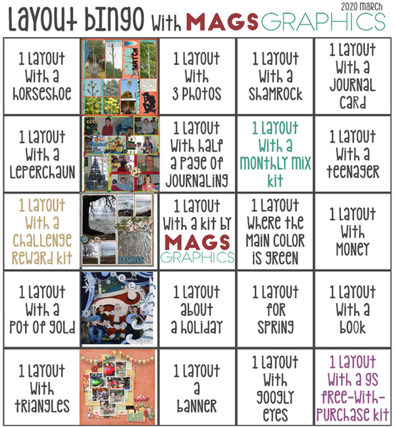 Bingo Card March