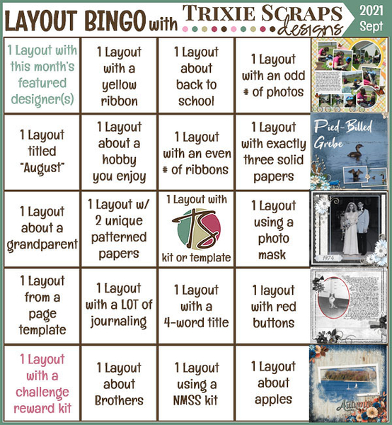 Bingo Card Sept 2021