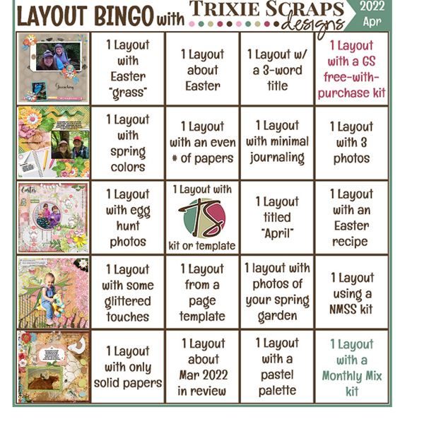 Bingo Challenge - April 2022