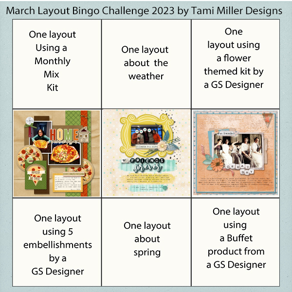 Bingo Challenge March 2023