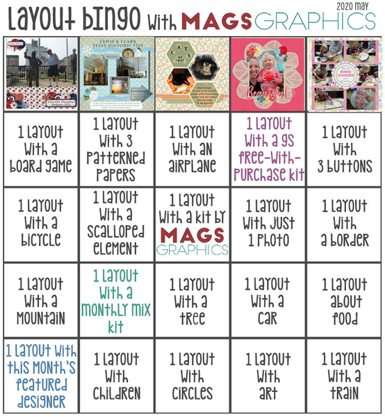 Bingo challenge May 2020