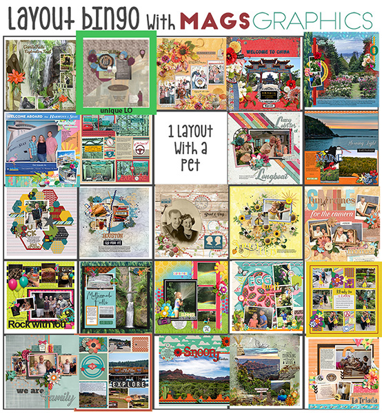Bingo Challenge with MagsGraphics