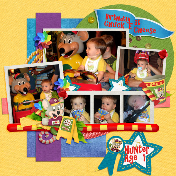 Birthday at Chuck E Cheese