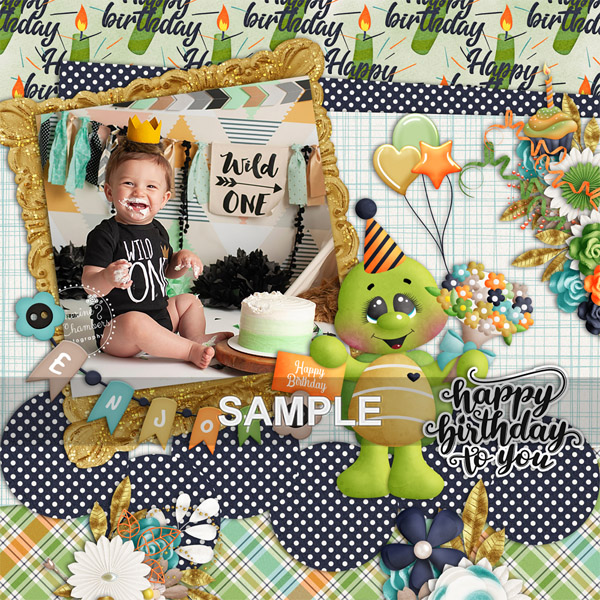 Birthday Bash 4 Boys By Cutie Pie Scraps