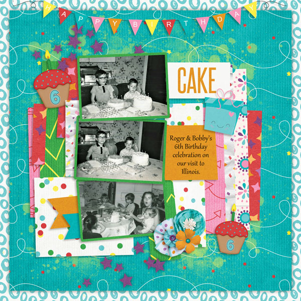 Birthday Blast Template #2 -Miss Fish